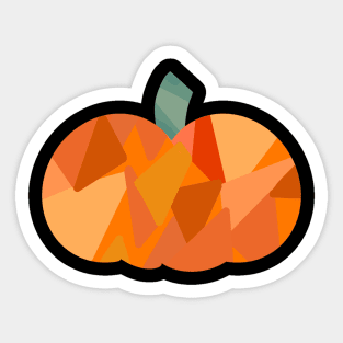 Mosaic Pumpkin Sticker